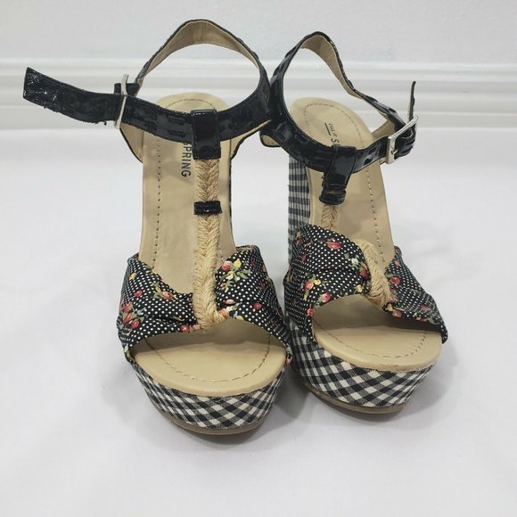 Call It Spring Womens T-Strap Wedge Sandals 7 US 3 - Picture 4 of 6